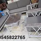 جلسات خشب وحديد