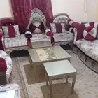 طقم صالون كامل بحاله ممتازة