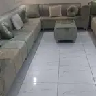 للبيع طقم كنب لون أخضر فاتح