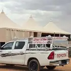 تركيب مظلات وسواتر برجولات هناجر خيام ملكي سندويتش بنل