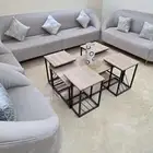 كنب كنبات وطاولة طاولات