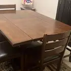 Foldable High Dining table with bench