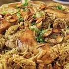 مقلوبه فلسطينيه على اصولها لحم ودجاج