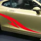 استيكر زينة ديكور PVC لجميع السيارات لون اسود 160 في 19 سم