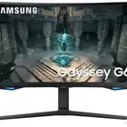 السعر 1100شاشة Samsung Odyssey G6 منحنية 32 بوصة تحت الضمان