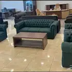 طقم كنب جلد مكتبية للبيع - خيارات متنوعة تناسب المكاتب
