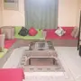 مجلس عربي شبه جديد ومكتب خشب زان 