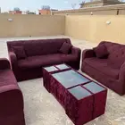 للبيع كنب وموكيت وطاوله شبه جديده