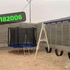 جماليات الألعاب لدينا مراجيح وزحليقة ونطاطة واكثر