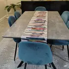طاولة طعام جديده مع 6 كراسي