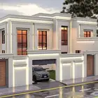 تصميم واجهات ثري دي فلل و تجاري و سكني