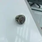 خاتم عقيق فضه يمني