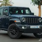 جيب رانكلر انلمتد سبورت اس 2025 خليجي اصفار مع ضمان الوكيل