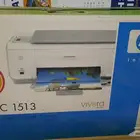 طاولة كمبيوتر و3 طابعات hp وكراسي مكتب