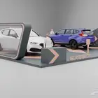 تصميم و وتصنيع ستندات كشب للمحلات