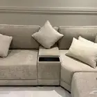 كنب مودرن كريمي غامق للبيع