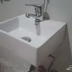 مغسله يدين صغيره35سم مع خلاط رزكا