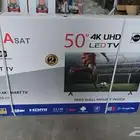 شاشة دورا سات 50 بوصة 4K سمارت بس 745 ريال فقط