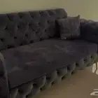 كنب للبيع رمادي انيق