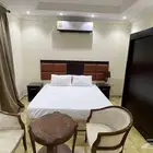 شقة مفروشة للإيجار في جدة حي الشرفية مع بيت شعر خارجي