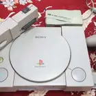 سوني 1 بلايستيشن مع قطعه مشغل CD