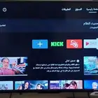 للبيع شاشة عادية حجمها 50 بوصة مع tv box