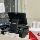 جهاز كاشير مع اله باركود وطابعه فواتير