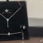 طقم فضة عيار 925 تصميم تركي