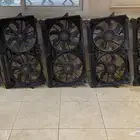 مراوح جمس مع ضفايرها