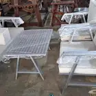 كراسي حديد جلسات الخارجية