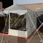 خيمة واجها شفاف ثلاث طبقات