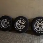 كفرات جيب ربع دنلوب وجنوط لكزز