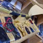 هدية رجال بشت شتوي سيف درع عطر ساعة زوج