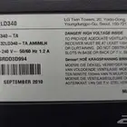 شاشه 32 بوصه LG مستعمله تعمل جيدا بدون ريموت