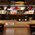 تصميم شعار وهوية بصرية لمطعم برجر سبيد