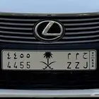 لوحة مميزة شعار سيفين ونخلة ح م م 4455