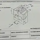 رسم هندسي لكلية الجبيل والمعهد التقني بالجبيل الصناعية