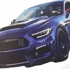 كبوت موستنق فايبر مخفف بالكامل 2015 - 2017