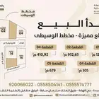 قطع أراضي في حي الوسيطا