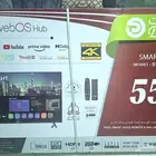 شاشة سمارت 55 بوصة جديد