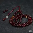 سبحة فاتوران لون ماروني غامق