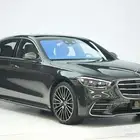مرسيدس S 500 موديل 2025 أصفار خليجي رمادي غامق جملي