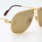 Cartier Vintage Sunglasses Model Tank Made in France 80 s