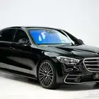 مرسيدس S 500 موديل 2024 خليجي أسود أحمر