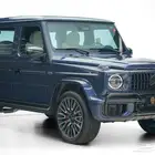 مرسيدس G 63 موديل 2025 أصفار خليجي أزرق أبيض مانوفاكتور