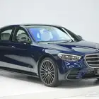 مرسيدس S 500 موديل 2025 أصفار خليجي مانوفاكتور أزرق أبيض