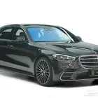 مرسيدس S 500 موديل 2025 أصفار خليجي رمادي غامق بني