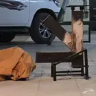 موقد نار حطب واخشاب