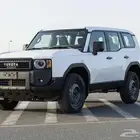 تويوتا برادو 2.4 تي اكس 1 2025 أبيض بنزين ستاندر سياحي