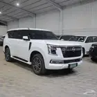 نيسان باترول فل كامل بلاتينيوم بانوراما جلد V6 موديل 2026